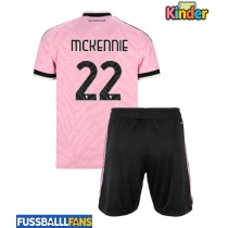 Juventus Weston McKennie #22 Auswärts Trikotsatz Kinder 2026-27 Kurzarm (+ Kurze Hosen)